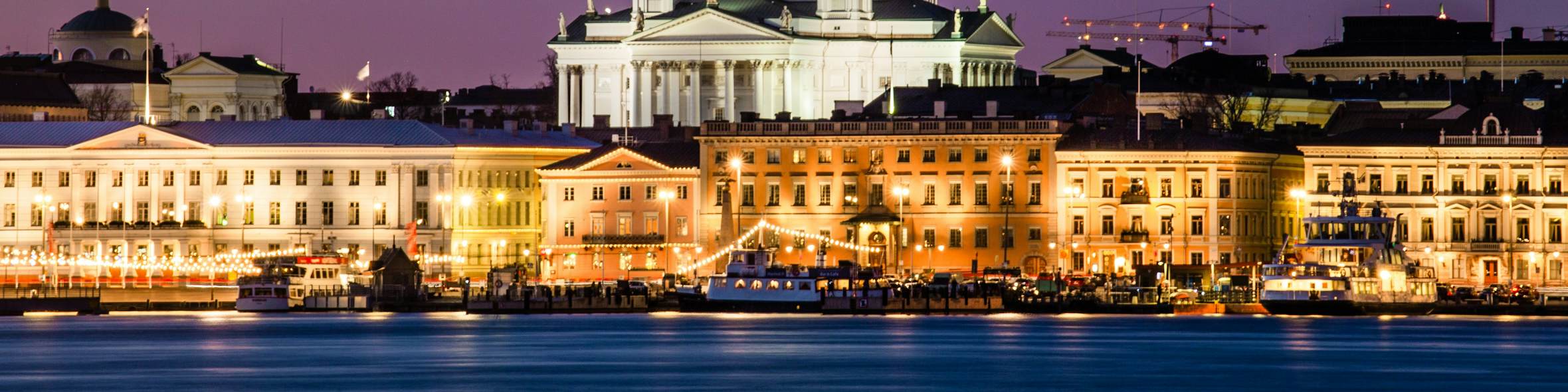 Helsinki waterfront in Finland